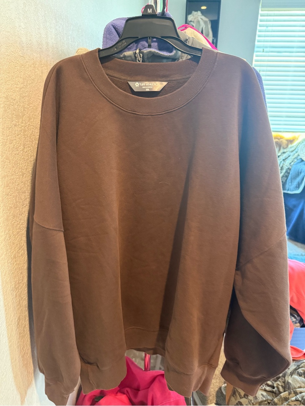 Like new Brown Crewneck Sweater - Men's Casual Pullover XXL TUFF ATHLETICS